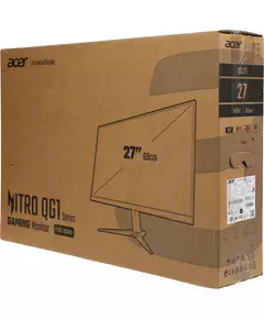 Купить ЖК-монитор Acer Nitro QG271Ebii 27" IPS LED 1ms 16:9 HDMI матовая 250cd 178гр/178гр 1920x1080 100Hz FreeSync VGA FHD 5.1кг черный [UM.HQ1EE.E01], изображение 14 в компании Зеон