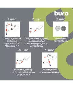 Купить Пуско-зарядное устройство BURO SJ-K40, изображение 7 в компании Зеон