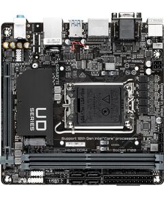 Купить Материнская плата GigaByte H610I DDR4 LGA1700 Intel H610 2xDDR4 mini-ITX AC97 8ch(7.1) GbLAN+VGA+HDMI+DP в компании Зеон