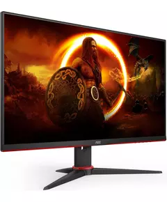 Купить ЖК-монитор AOC 24G2SPAE 23.8" IPS LED 1ms 16:9 HDMI M/M матовая 250cd 178гр/178гр 1920x1080 165Hz FreeSync Premium VGA DP FHD 3.75кг черный/красный, изображение 2 в компании Зеон