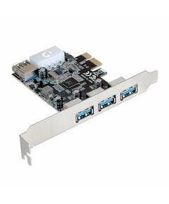 Купить Контроллер Exegate EXE-367 PCI-E x1 v2.0, 3*USB3.0 ext. + 1*USB3.0 int., разъем доп.питания, VIA Labs Chipset VL805 [EX283720RUS], изображение 2 в компании Зеон