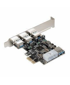 Купить Контроллер Exegate EXE-367 PCI-E x1 v2.0, 3*USB3.0 ext. + 1*USB3.0 int., разъем доп.питания, VIA Labs Chipset VL805 [EX283720RUS] в компании Зеон