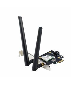 Купить Сетевой адаптер Wi-Fi + Bluetooth Asus PCE-AXE5400 PCI Express x1, 2 внешние съемные антенны, изображение 2 в компании Зеон