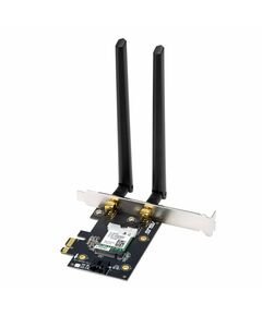 Купить Сетевой адаптер Wi-Fi + Bluetooth Asus PCE-AXE5400 PCI Express x1, 2 внешние съемные антенны в компании Зеон