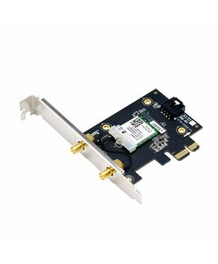 Купить Сетевой адаптер Wi-Fi + Bluetooth Asus PCE-AXE5400 PCI Express x1, 2 внешние съемные антенны, изображение 3 в компании Зеон