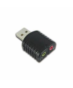 Купить Звуковая плата Speed Dragon FG-UAU02D-1AB-BU01 Tiny USB Stereo (24bit 96kHz), SSS1700 black, Bulk в компании Зеон