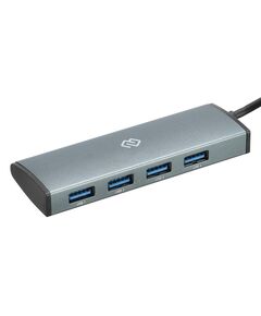 Купить Разветвитель Digma HUB-4U3.0-UC-G 4 порта USB-C, серый, изображение 3 в компании Зеон