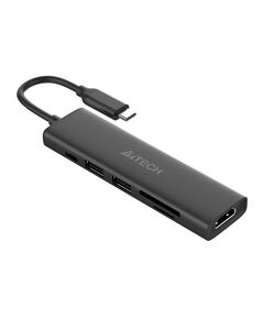 Купить Разветвитель A4-Tech DST-60C 2 порта USB-C, серый, изображение 6 в компании Зеон