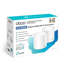 Купить Домашняя Mesh Wi-Fi 6 система TP-Link Deco X50(2-pack) AX3000, 2 устройства, изображение 7 в компании Зеон