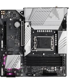 Купить Материнская плата GigaByte B760M AORUS ELITE AX Soc-1700 Intel B760 4xDDR5 mATX AC97 8ch(7.1) 2.5Gg RAID+HDMI+DP в компании Зеон