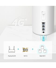 Купить Домашняя Mesh Wi-Fi система с поддержкой 4G+ TP-Link Deco X20-4G(1-pack) AX1800, изображение 5 в компании Зеон