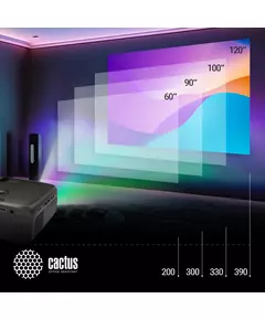 Купить Проектор Cactus CS-PRM.07B.WUXGA LCD, 3200Lm, 320Lm ANSI, 1920x1080, 1500:1, 50000 ч, 1xUSB, 3xHDMI, 1.16кг, изображение 6 в компании Зеон