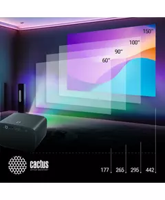 Купить Проектор Cactus CS-PRC.05B.WUXGA-A LCD, 7500Lm, 750Lm ANSI, 1920x1080, 1000:1, 50000 часов, 2xUSB, 2xHDMI, 1.78кг, изображение 10 в компании Зеон