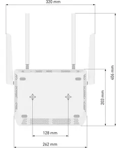 Купить Роутер беспроводной Keenetic Peak KN-2710 + KN-3311X2 AC2600 10/100/1000BASE-TX/SFP/4g ready серый, изображение 17 в компании Зеон