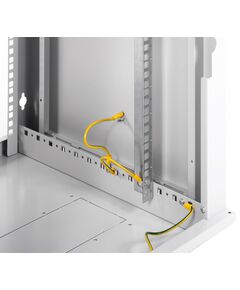 Купить Шкаф телекоммуникационный настенный разборный ЦМО ШРН-Э-18.650 18U, 600х650, дверь стекло-металл, серый, изображение 3 в компании Зеон
