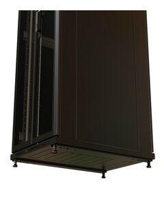 Купить Шкаф коммутационный напольный WRLINE WR-TT-2766-DD-RAL9004 27U 600x600мм пер.дв.перфор.2ств. задн.дв.перфор.2-хст. 2 бок.пан. направл.под винты 800кг черный 510мм 1388мм IP20 сталь, изображение 3 в компании Зеон