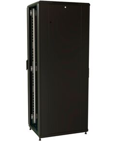 Купить Шкаф коммутационный напольный WRLINE WR-TT-2766-AS-RAL9004 27U 600x600мм пер.дв.стекл задн.дв.стал.лист 2 бок.пан. направл.под винты 800кг черный 510мм 1388мм IP20 сталь, изображение 6 в компании Зеон