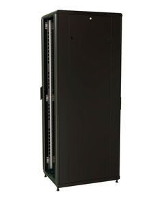 Купить Шкаф коммутационный напольный WRLINE WR-TT-4768-AS-RAL9004 47U 600x800мм пер.дв.стекл задн.дв.стал.лист 2 бок.пан. 800кг черный 710мм 2277мм IP20 сталь, изображение 6 в компании Зеон