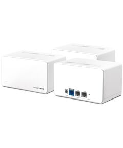 Купить Бесшовный Mesh роутер Mercusys Halo H90X(3-pack) AX6000 10/100/1000BASE-TX белый, изображение 2 в компании Зеон