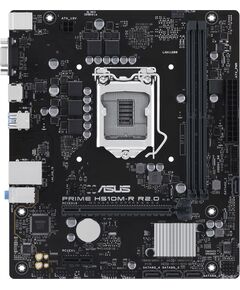 Купить Материнская плата Asus PRIME H510M-R R2.0-SI LGA1200 Intel H470 2xDDR4 mATX AC`97 8ch(7.1) GbLAN+VGA+HDMI White Box, изображение 2 в компании Зеон