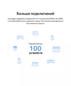 Купить Бесшовный Mesh роутер Mercusys Halo H60X(2-pack) AX1500 10/100/1000BASE-TX белый, изображение 6 в компании Зеон