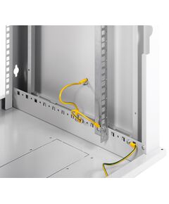 Купить Шкаф коммутационный настенный ЦМО ШРН-Э-9.350 ШРН-ЭКОНОМ 9U 600x350мм пер.дв.стекл 85кг серый 300мм 13.8кг 180град. 480мм, изображение 3 в компании Зеон