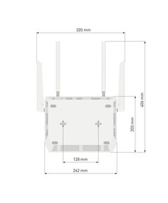 Купить Роутер беспроводной Keenetic Peak KN-2710 AC2600 10/100/1000BASE-TX/SFP/4g ready серый, изображение 8 в компании Зеон