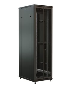 Купить Шкаф коммутационный напольный WRLINE WR-TT-4268-DD-RAL9004 42U 600x800мм пер.дв.перфор.2ств. задн.дв.перфор.2-хст. 2 бок.пан. направл.под винты 800кг черный 710мм 2055мм IP20 сталь в компании Зеон