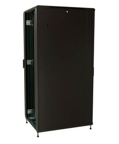 Купить Шкаф коммутационный напольный WRLINE WR-TT-4288-AS-RAL9004 42U 800x800мм пер.дв.стекл задн.дв.стал.лист 2 бок.пан. 800кг черный 710мм 2055мм IP20 сталь, изображение 2 в компании Зеон