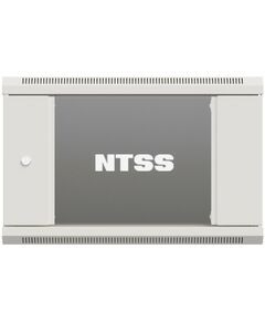 Купить Шкаф коммутационный Премиум настенный NTSS NTSS-W12U6045GS-2 12U 600x450мм пер.дв.стекл 60кг серый 365мм 24кг 220град. 635мм IP20 сталь укомплектованный, изображение 2 в компании Зеон