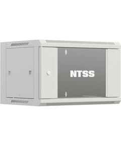 Купить Шкаф коммутационный Премиум настенный NTSS NTSS-W12U6045GS-2 12U 600x450мм пер.дв.стекл 60кг серый 365мм 24кг 220град. 635мм IP20 сталь укомплектованный в компании Зеон