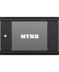 Купить Шкаф коммутационный  настенный NTSS NTSS-W6U6045GS-BL 6U 570x450мм пер.дв.стекл 60кг черный 350мм 18кг 220град. 370мм IP20 сталь, изображение 3 в компании Зеон