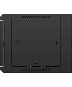 Купить Шкаф коммутационный  настенный NTSS NTSS-W9U6045GS-BL 9U 570x450мм пер.дв.стекл 60кг черный 350мм 20.1кг 220град. 370мм IP20 сталь, изображение 3 в компании Зеон