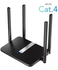 Купить Роутер беспроводной Cudy LT500 AC1200 10/100BASE-TX/4G cat.4 черный, изображение 4 в компании Зеон