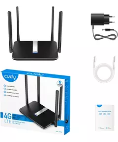 Купить Роутер беспроводной Cudy LT500 AC1200 10/100BASE-TX/4G cat.4 черный, изображение 5 в компании Зеон