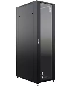 Купить Шкаф серверный Премиум напольный NTSS NTSS-R42U80100GS-BL 42U 800x1000мм пер.дв.стекл металл 900кг черный 910мм 160кг 1987мм IP20 сталь, изображение 5 в компании Зеон