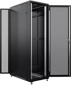 Купить Шкаф серверный Премиум напольный NTSS NTSS-R42U80100PD/PDD-BL 42U 800x1000мм пер.дв.перфор. металл 900кг серый 910мм 160кг 1987мм IP20 сталь в компании Зеон