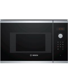 Купить Встраиваемая микроволновая печь BOSCH BFL523MS0 20л. 800Вт нержавеющая сталь/черный, изображение 4 в компании Зеон