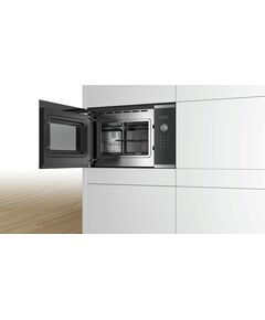 Купить Встраиваемая микроволновая печь BOSCH BEL554MS0 25л. 900Вт черный/нержавеющая сталь, изображение 4 в компании Зеон