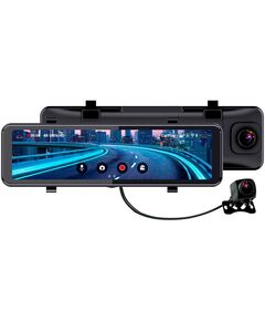 Купить Видеорегистратор TrendVision CarPlay Mirror 2Mpix 2160x3840 2160p 150гр. MSTAR 8826 черный [TVCPM] в компании Зеон