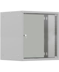 Купить Шкаф коммутационный Lime настенный NTSS NTSS-WL15U5545GS 15U 550x450мм пер.дв.стекл несъемн.бок.пан. 30кг серый 370мм 17кг 110град. 770мм IP20 сталь в компании Зеон