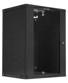 Купить Шкаф коммутационный настенный Lanmaster TWT-CBWNG-15U-6X4-BK Next 15U 550x450мм пер.дв.стекл 60кг черный 21.5кг 823мм, изображение 3 в компании Зеон