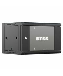 Купить Шкаф коммутационный настенный NTSS NTSS-W9U6060GS-BL 9U 570x600мм пер.дв.стекл 60кг черный 22кг в компании Зеон