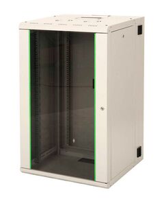 Купить Шкаф коммутационный Proline настенный Lande LN-PR16U6045-LG-111 16U 600x450мм пер.дв.стекл задн.дв.стал.лист направл.под закл.гайки 100кг серый 29кг 210град. 818мм IP20 сталь в компании Зеон