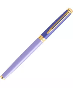 Купить Ручка перьевая Waterman Hemisphere Colour Blocking Purple GT сталь нержавеющая/позолота [2179900], изображение 3 в компании Зеон