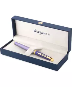 Купить Ручка перьевая Waterman Hemisphere Colour Blocking Purple GT сталь нержавеющая/позолота [2179900], изображение 5 в компании Зеон