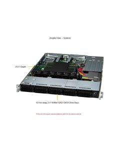 Купить Сервер SuperMicro CloudDC A+ Server 1U 1115CS-TNR 1xGenoa 9334/ 2x64Gb/ 1xD3 S4520 480GB SATA/ 2x10GbE 2x10GbSFP+/ 2nd config [AS -1115CS-TNR.], изображение 2 в компании Зеон