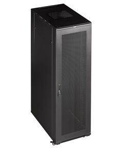 Купить Шкаф коммутационный напольный Lanmaster TWT-CBB-27U-6X8-P1 27U 600x800мм пер.дв.перфор. задн.дв.перфор.2-хст. 2 бок.пан. 800кг черный IP20 сталь, изображение 3 в компании Зеон