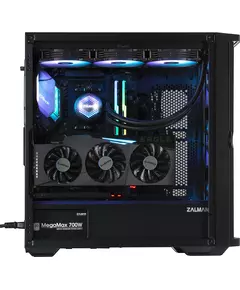 Купить Корпус Zalman Z10 PLUS черный без БП ATX 10x120mm 4x140mm 2xUSB3.0 audio bott PSU, изображение 2 в компании Зеон