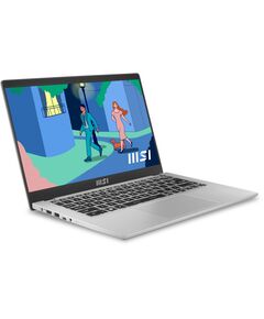 Купить Ноутбук MSI Modern 14 C12MO-689RU Core i5 1235U 16Gb SSD512Gb Intel Iris Xe graphics 14" IPS FHD (1920x1080) Windows 11 Pro silver WiFi BT Cam [9S7-14J111-689], изображение 2 в компании Зеон